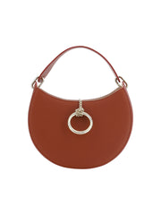 Chloé Sepia Brown Small Arlène Leather Shoulder Bag -  Luxury Shoulder Bag for Women -  Chloé.