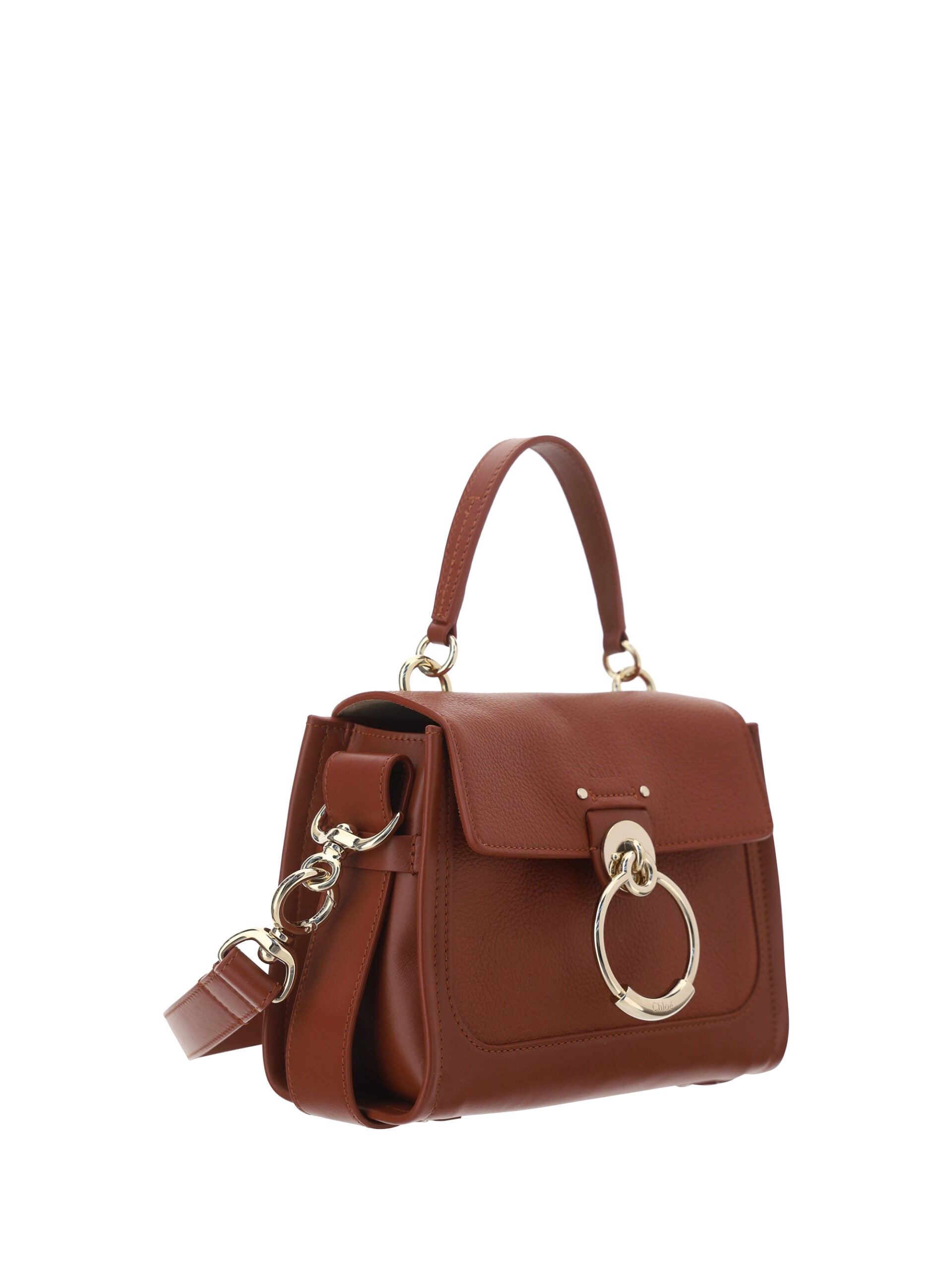 Chloé Elegant Sepia Brown Calfskin Shoulder Handbag -   -  Chloé. Chloé Elegant Sepia Brown Calfskin Shoulder Handbag -   -  Chloé.