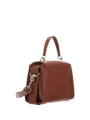 Chloé Elegant Sepia Brown Calfskin Shoulder Handbag -   -  Chloé.