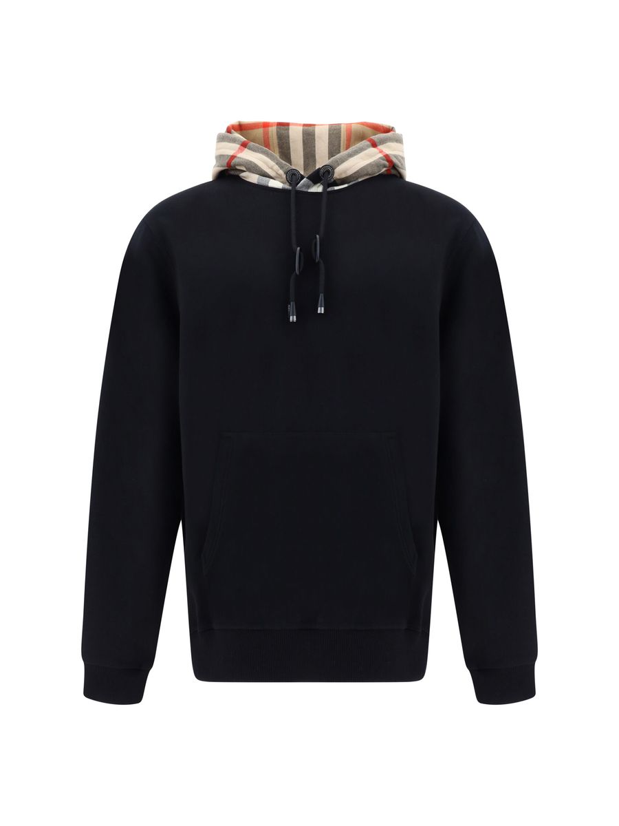 Burberry Elegant Oversize Black Samuel Hoodie -   -  Burberry.