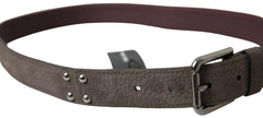 Dolce & Gabbana Brown Leather Metal Buckle Men Cintura Belt -   -  Dolce & Gabbana.