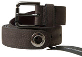 Dolce & Gabbana Brown Leather Metal Buckle Men Cintura Belt -   -  Dolce & Gabbana.
