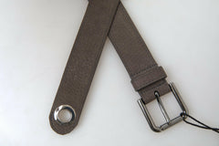 Dolce & Gabbana Brown Leather Metal Buckle Men Cintura Belt -   -  Dolce & Gabbana.
