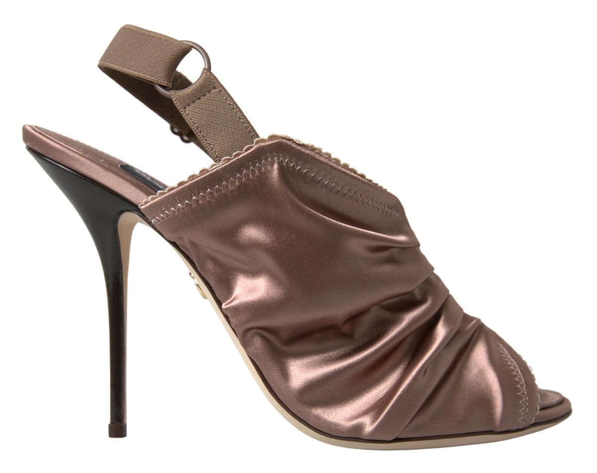Dolce & Gabbana Light brown Slingback Corset Style Fastening stiletto heels -   -  Dolce & Gabbana.