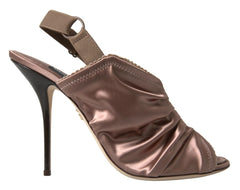 Dolce & Gabbana Light brown Slingback Corset Style Fastening stiletto heels -   -  Dolce & Gabbana.