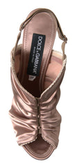 Dolce & Gabbana Light brown Slingback Corset Style Fastening stiletto heels -   -  Dolce & Gabbana.