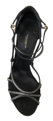 Dolce & Gabbana Rhinestone Stiletto Sandal Satin Shoes -   -  Dolce & Gabbana.