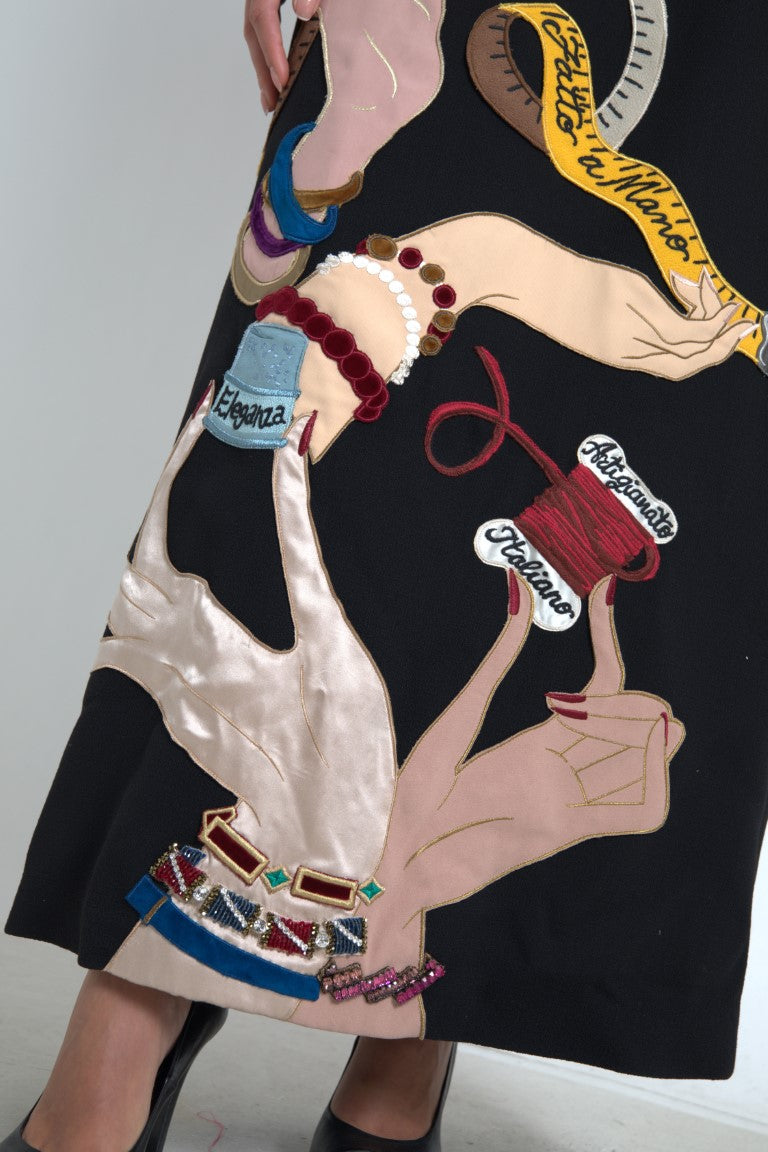 Dolce & Gabbana Multicolor Long Sleeves A-line Maxi Dress -   -  Dolce & Gabbana. Dolce & Gabbana Multicolor Long Sleeves A-line Maxi Dress -   -  Dolce & Gabbana.