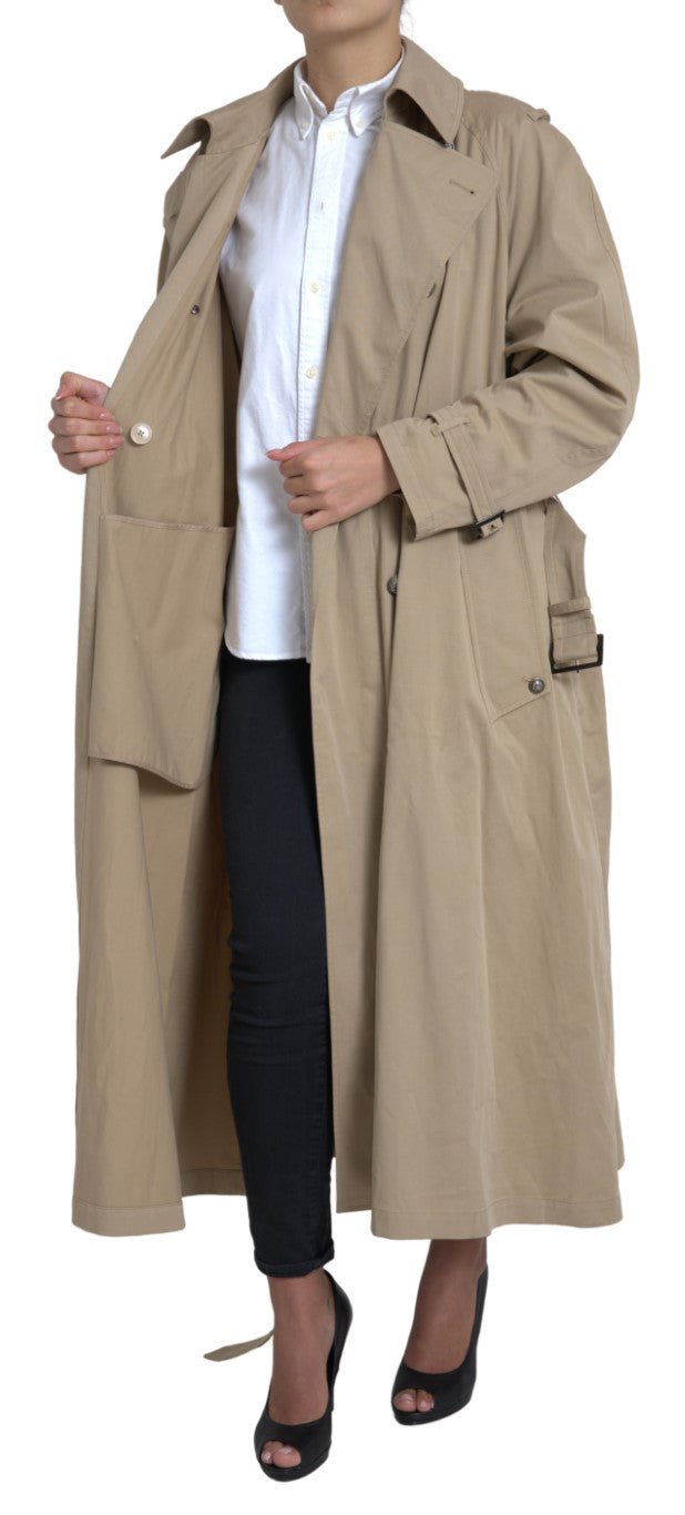 Dolce & Gabbana Khaki Double Breasted Trench Coat Jacket -   -  Dolce & Gabbana. Dolce & Gabbana Khaki Double Breasted Trench Coat Jacket -   -  Dolce & Gabbana.