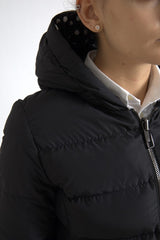 Dolce & Gabbana Black Polyester Hooded Reversible Jacket -   -  Dolce & Gabbana.