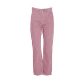 Hinnominate Chic Pink Raw Cut Bottom Jeans -   -  Hinnominate.