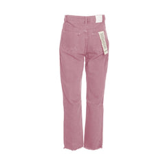 Hinnominate Chic Pink Raw Cut Bottom Jeans -   -  Hinnominate.