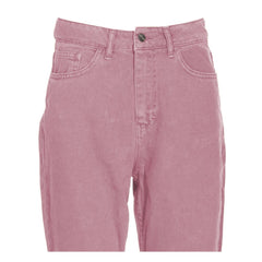 Hinnominate Chic Pink Raw Cut Bottom Jeans -   -  Hinnominate.