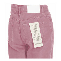 Hinnominate Chic Pink Raw Cut Bottom Jeans -   -  Hinnominate.