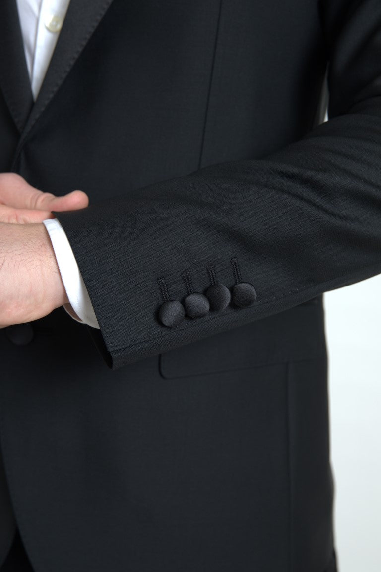 Dolce & Gabbana Black Wool Single Breasted MARTINI Blazer -   -  Dolce & Gabbana. Dolce & Gabbana Black Wool Single Breasted MARTINI Blazer -   -  Dolce & Gabbana.
