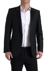 Dolce & Gabbana Black Wool Single Breasted MARTINI Blazer -   -  Dolce & Gabbana.