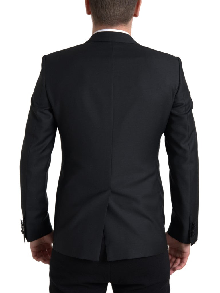 Dolce & Gabbana Black Wool Single Breasted MARTINI Blazer -   -  Dolce & Gabbana. Dolce & Gabbana Black Wool Single Breasted MARTINI Blazer -   -  Dolce & Gabbana.