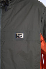 Dolce & Gabbana Green Orange Hooded Cotton Full Zip Jacket -   -  Dolce & Gabbana.