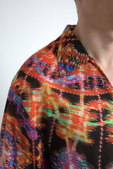 Dolce & Gabbana Multicolor Luminarie Print Men Cotton Shirt -   -  Dolce & Gabbana.