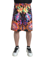 Dolce & Gabbana Multicolor Printed Cotton Men Bermuda Shorts -   -  Dolce & Gabbana.