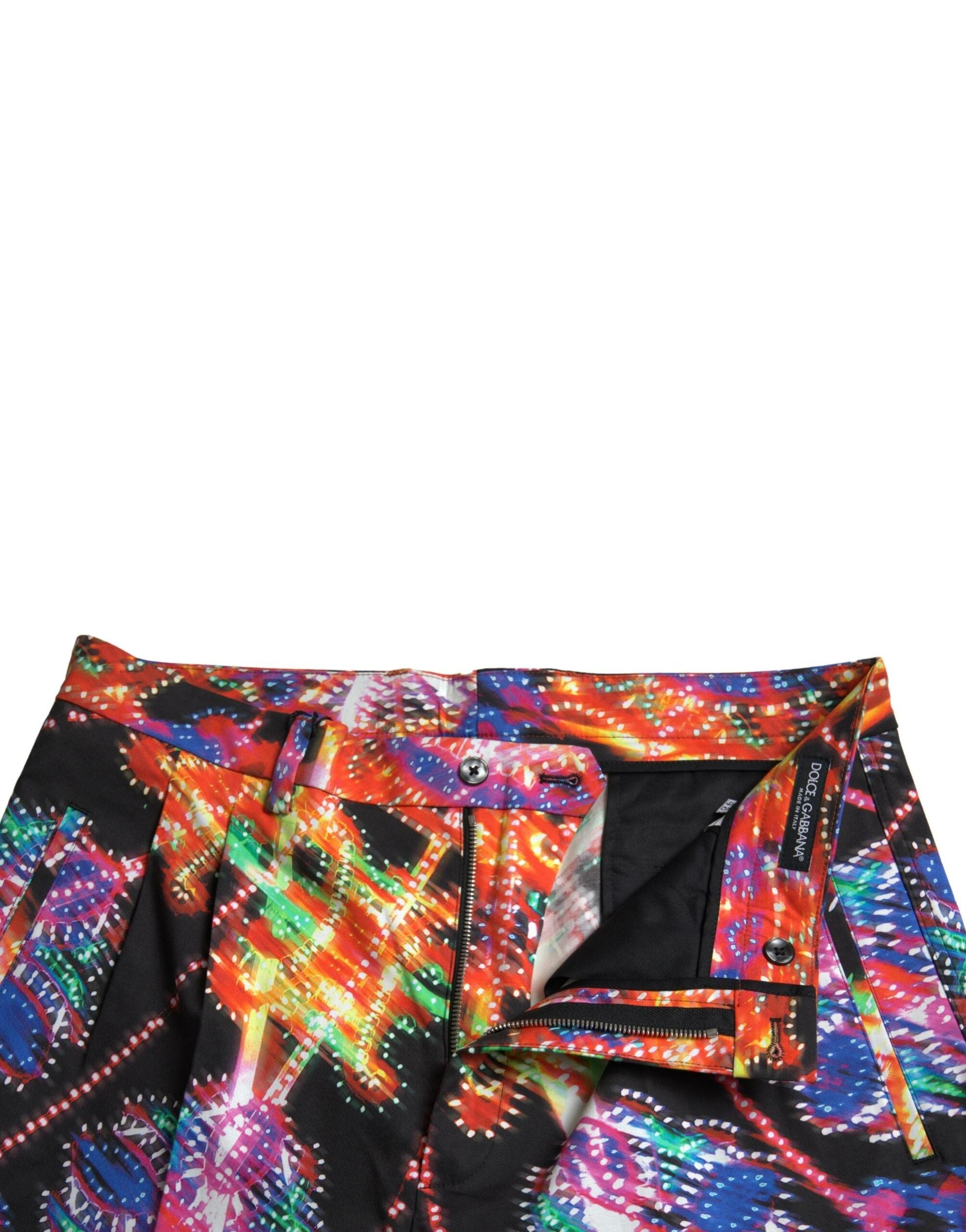 Dolce & Gabbana Multicolor Printed Cotton Men Bermuda Shorts -   -  Dolce & Gabbana. Dolce & Gabbana Multicolor Printed Cotton Men Bermuda Shorts -   -  Dolce & Gabbana.