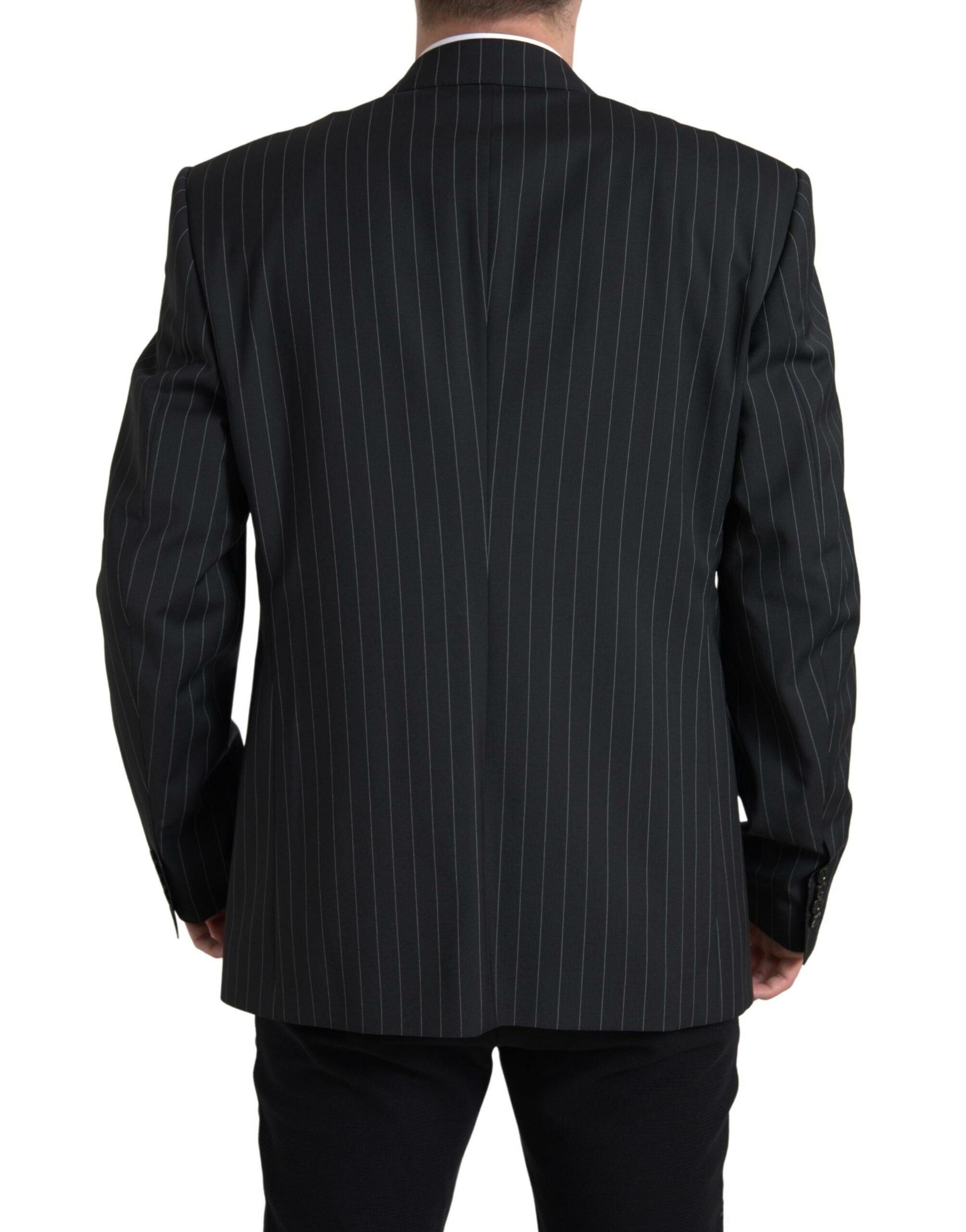 Dolce & Gabbana Black Stripe Single Breasted SICILIA Blazer -   -  Dolce & Gabbana. Dolce & Gabbana Black Stripe Single Breasted SICILIA Blazer -   -  Dolce & Gabbana.