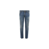 Jacob Cohen Light Blue Cotton Men Jeans with Stretch Fit -   -  Jacob Cohen.