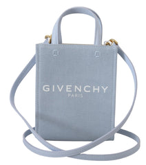 Givenchy Blue Coated Canvas Vertical Cloud Mini Shoulder Bag -  Luxury Cross Body Bag for Women -  Givenchy.
