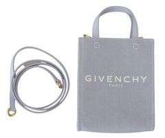 Givenchy Blue Coated Canvas Vertical Cloud Mini Shoulder Bag -  Luxury Cross Body Bag for Women -  Givenchy.