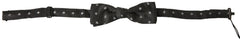 Dolce & Gabbana Black Patterned Silk Adjustable Men Neck Papillon Bow Tie -  Neckties, Men -  Dolce & Gabbana.