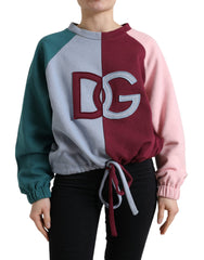 Dolce & Gabbana Multicolor Cotton Crew Neck Pullover Sweater -   -  Dolce & Gabbana.