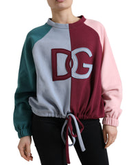 Dolce & Gabbana Multicolor Cotton Crew Neck Pullover Sweater -   -  Dolce & Gabbana.