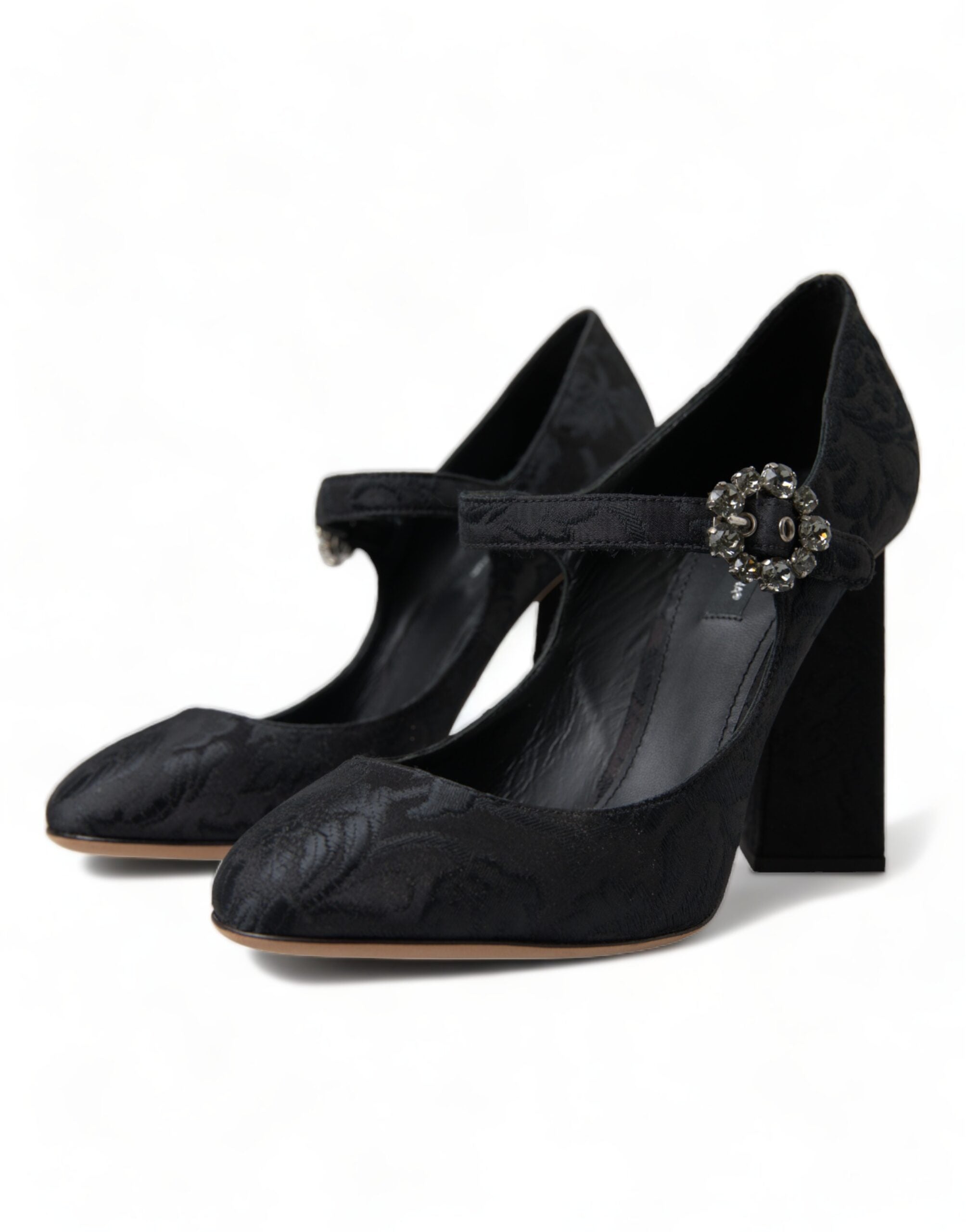 Dolce & Gabbana Black Brocade Mary Janes Heels Pumps Shoes -   -  Dolce & Gabbana. Dolce & Gabbana Black Brocade Mary Janes Heels Pumps Shoes -   -  Dolce & Gabbana.
