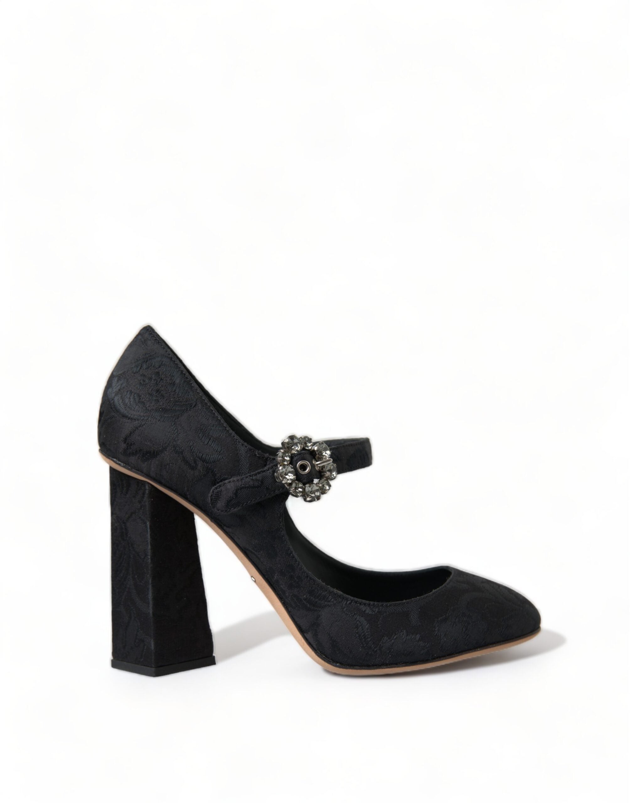 Dolce & Gabbana Black Brocade Mary Janes Heels Pumps Shoes -   -  Dolce & Gabbana.