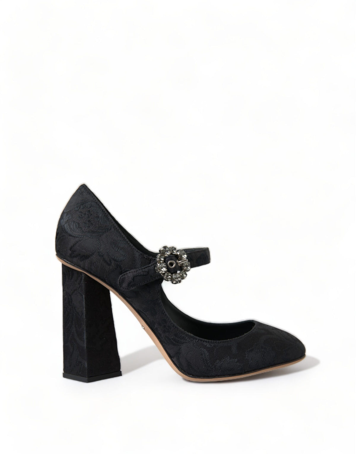 Dolce & Gabbana Black Brocade Mary Janes Heels Pumps Shoes -   -  Dolce & Gabbana.
