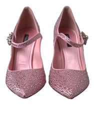 Dolce & Gabbana Pink Strass Crystal Heels Pumps Shoes -   -  Dolce & Gabbana.