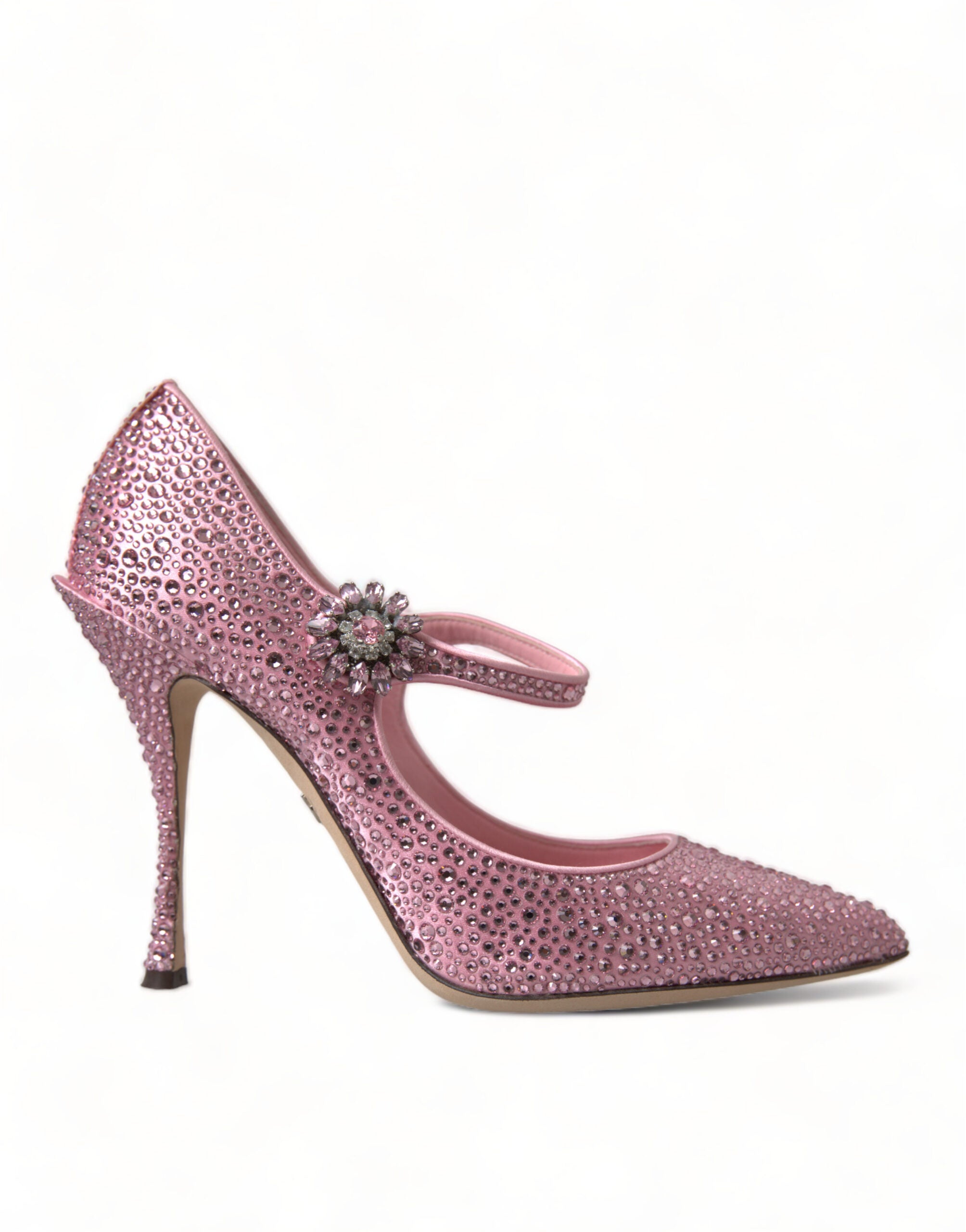Dolce & Gabbana Pink Strass Crystal Heels Pumps Shoes -   -  Dolce & Gabbana.