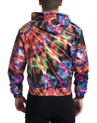 Dolce & Gabbana Multicolor Hooded Sweatshirt Sweater -   -  Dolce & Gabbana.