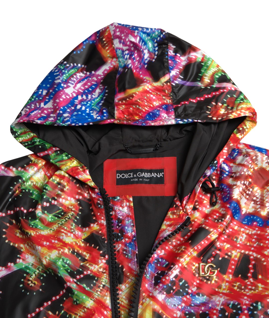 Dolce & Gabbana Multicolor Hooded Sweatshirt Sweater -   -  Dolce & Gabbana. Dolce & Gabbana Multicolor Hooded Sweatshirt Sweater -   -  Dolce & Gabbana.