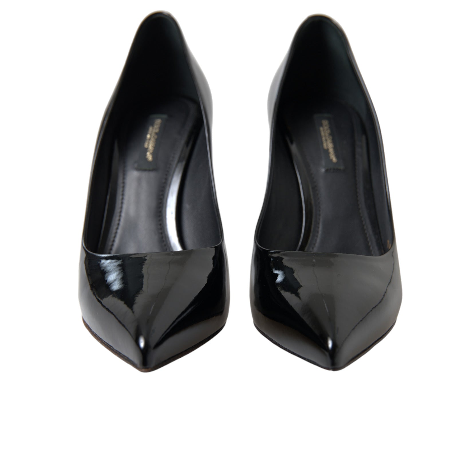 Dolce & Gabbana Black Patent Leather Pumps Heels Shoes -   -  Dolce & Gabbana. Dolce & Gabbana Black Patent Leather Pumps Heels Shoes -   -  Dolce & Gabbana.