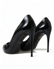 Dolce & Gabbana Black Patent Leather Pumps Heels Shoes -   -  Dolce & Gabbana.