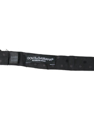 Dolce & Gabbana Gray Polka Dot Silk Adjustable Neck Men Papillon Bow Tie -  Neckties, Men -  Dolce & Gabbana.