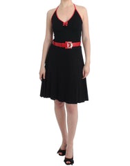 Roccobarocco Black belted palladio dress -   -  Roccobarocco.