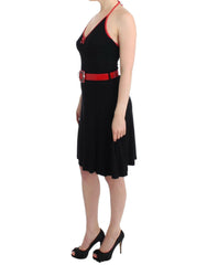 Roccobarocco Black belted palladio dress -   -  Roccobarocco.