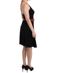 Roccobarocco Black belted palladio dress -   -  Roccobarocco.