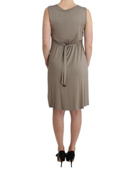 Roccobarocco Khaki studded sheath dress -   -  Roccobarocco.