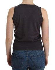 John Galliano Brown knit tank top - - John Galliano.