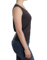 John Galliano Brown knit tank top - - John Galliano.