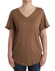 John Galliano Brown shortsleeved top -   -  John Galliano.