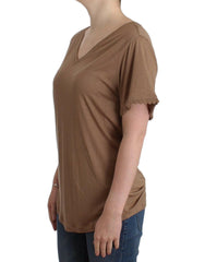 John Galliano Brown shortsleeved top -   -  John Galliano.